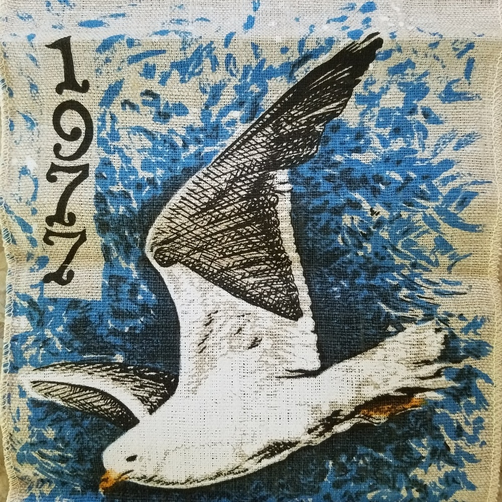 Vintage 1977 Calendar linen Towel